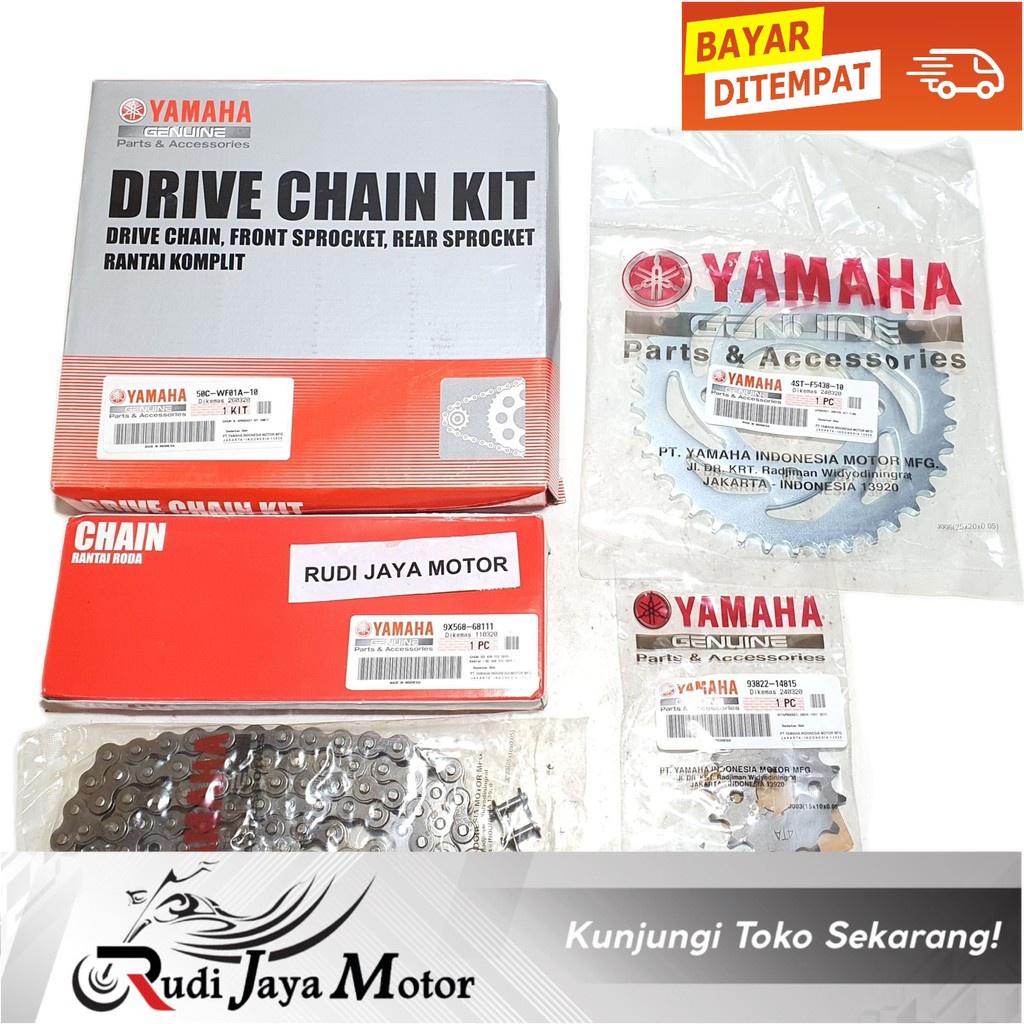Jual GEARSET GIRSET GEAR GIR SET JUPITER MX NEW 50CWF01A10 ORI YAMAHA