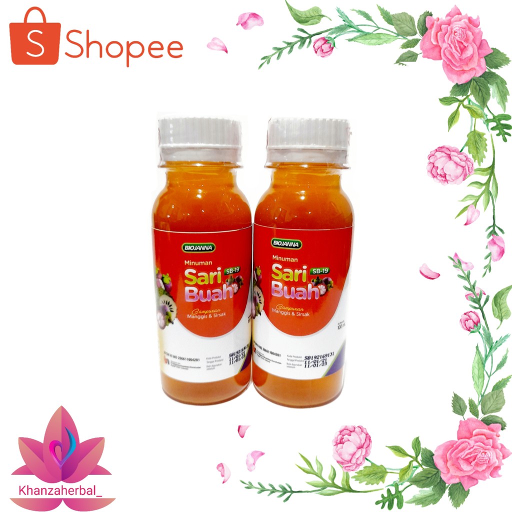 Jual Sari Buah Herbal Probiotik Manggis Dan Sirsak Biojanna 100 Ml Shopee Indonesia 0643