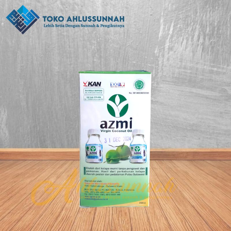 Jual Virgin Coconut Oil AZMI 250ml | Shopee Indonesia