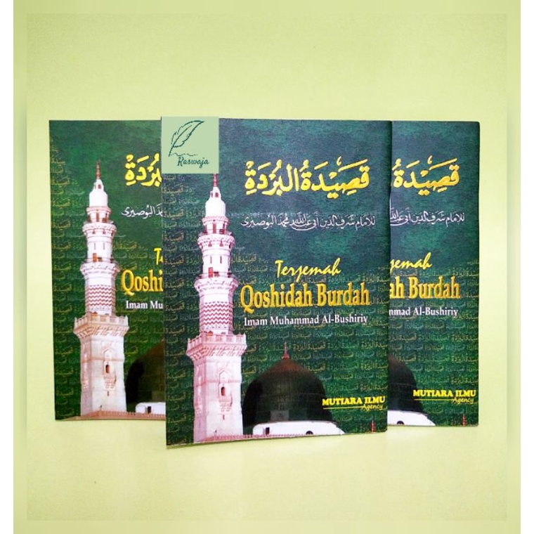 Jual Kitab Qosidah Burdah & Terjemah - Mutiara Ilmu / Kitab Burdah ...