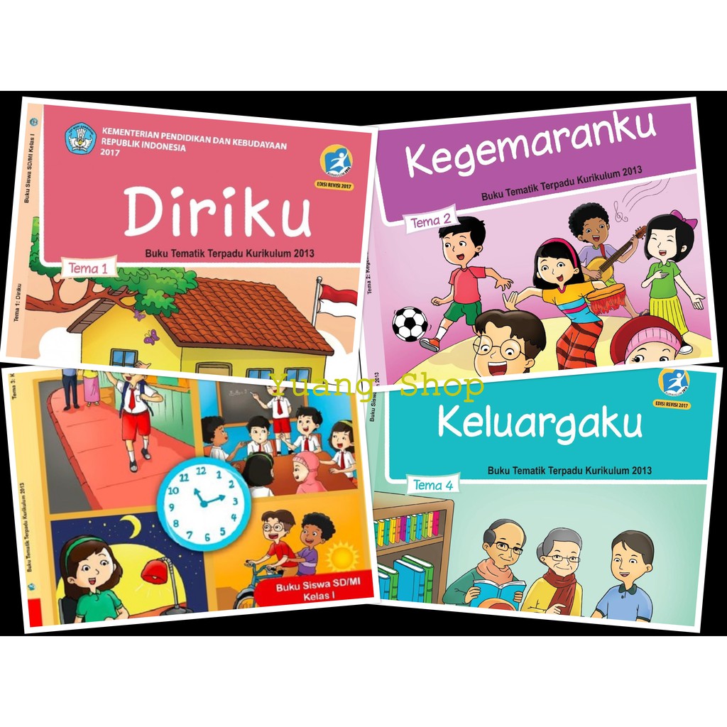 Jual PROMO Paket Buku Tematik Siswa SD Kelas 1 Semester 1 | Shopee ...