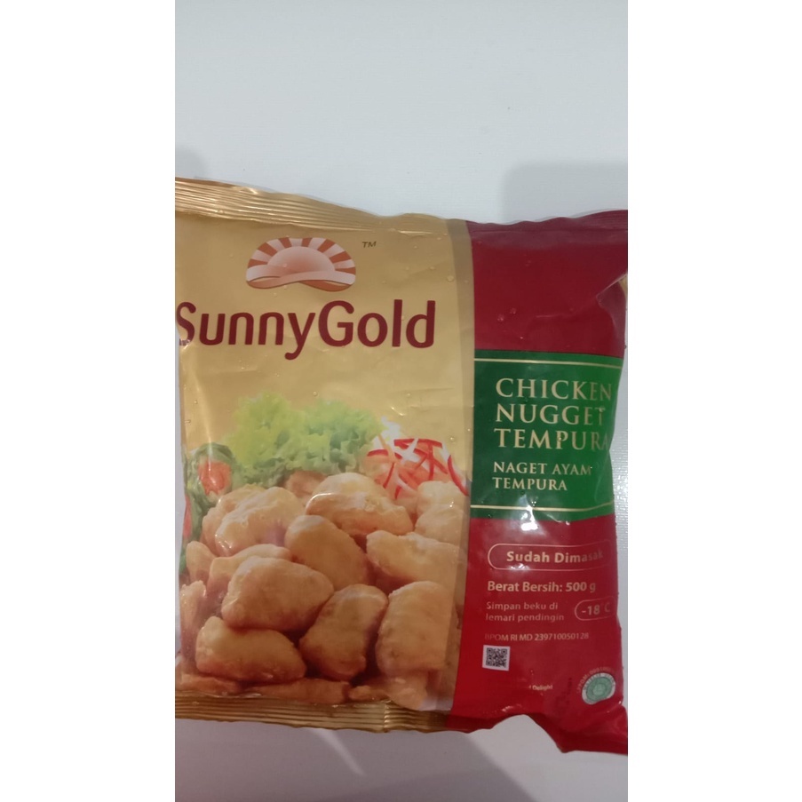 Jual Sunny Gold Chicken Nugget Tempura Shopee Indonesia