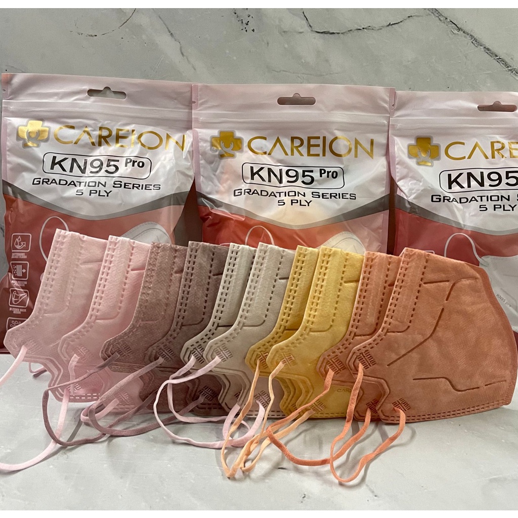 Jual Masker Kn Pro Mix Warna Careion Gradation Gradasi Warni Series