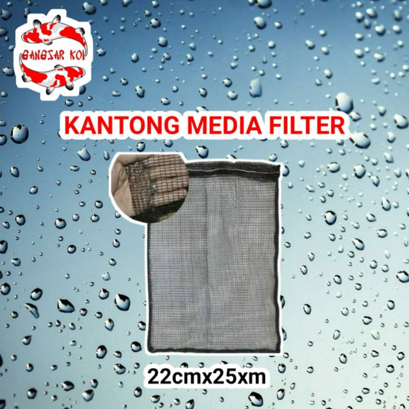 Jual kantong media filter kolam ikan koi ukuran 22x25cm Shopee Indonesia