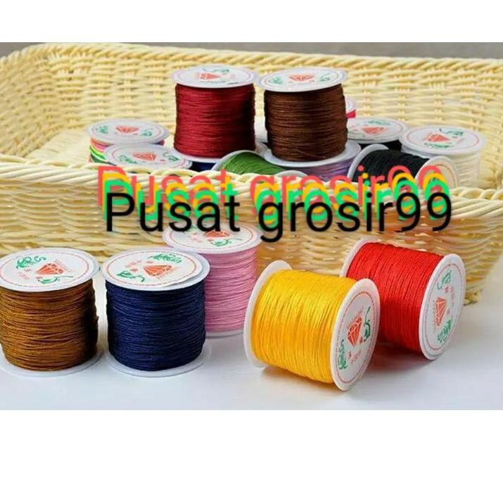 Jual Miliki 1 roll 45 meter Tali Kur Macrame Simpul China-Tali Giok ...