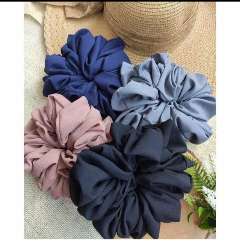 Jual cepolan ikat rambut model biasa ukuran sedang | Shopee Indonesia