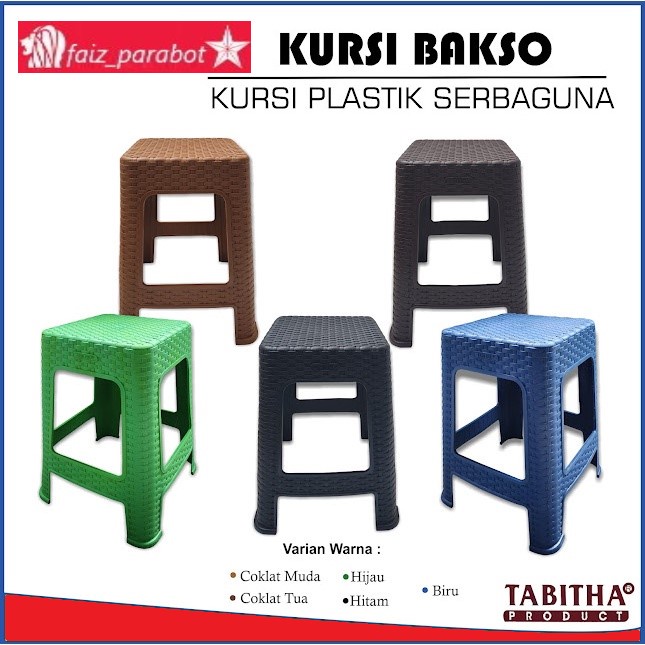 Jual Kursi Tabitha Rotan Bangku Bakso Tempat Duduk Shopee Indonesia