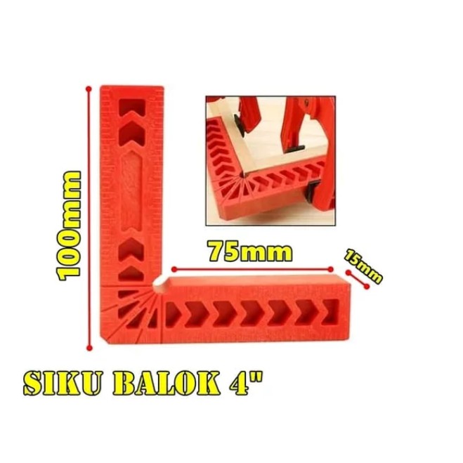 Jual Penggaris Siku L Inch Square Clamp Mm Siku Klem Sudut L Presisi Quick Corner Clamp