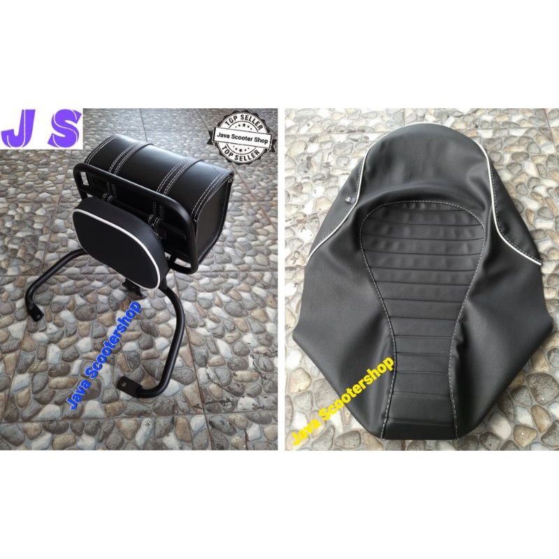 Jual Aksesoris Vespa Matic Primavera Dan Sprint Backrack Touring