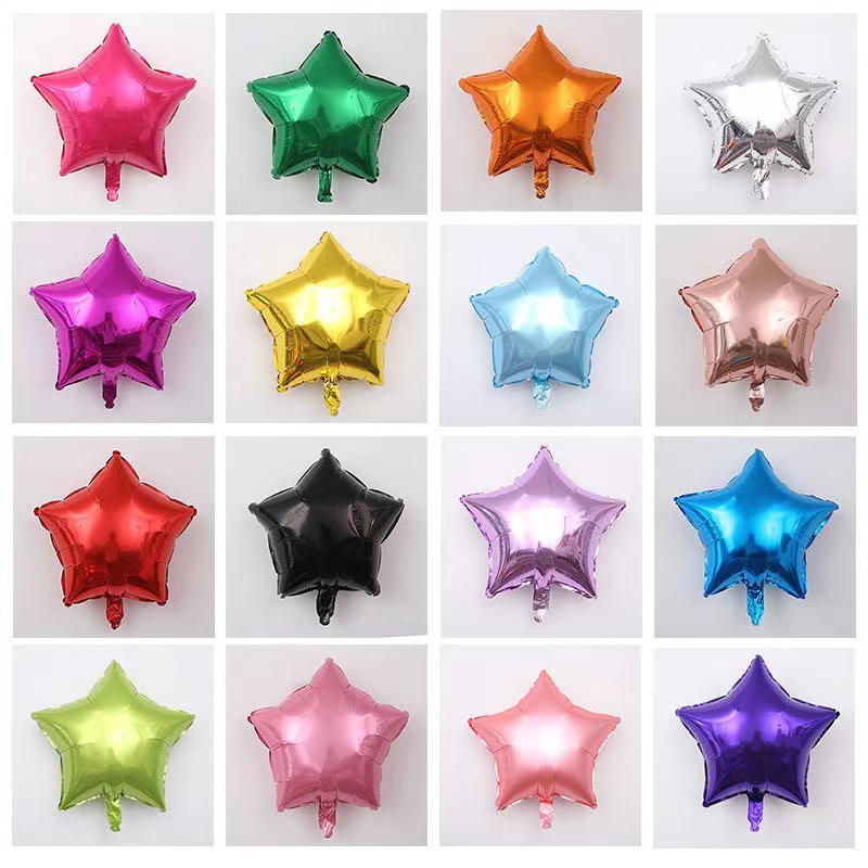 Jual [Ecer] Bintang 40cm / Star Foil 40cm balon balon huruf balon latex