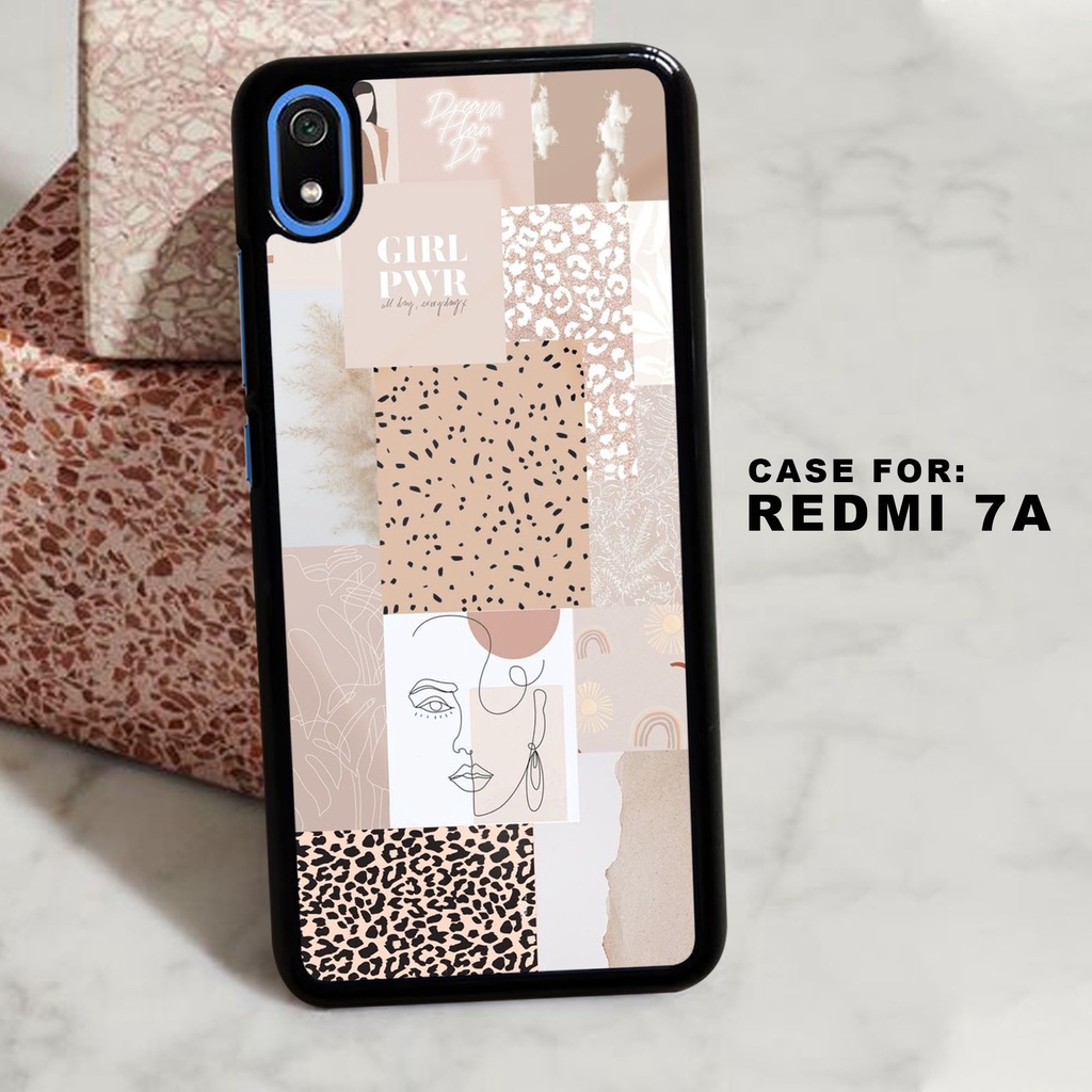 Jual Case Xiaomi Redmi 7A Casing Motif AESTHETIC Hardcase 2D