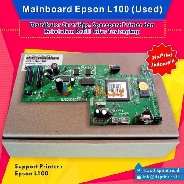 Jual Mainboard Printer Epson L100 Bekas Original Board Motherboard Shopee Indonesia 4277