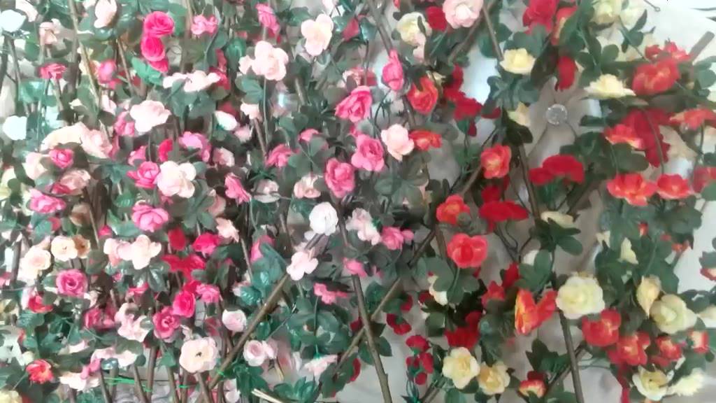 Jual BG Bunga Rambat Mawar Artificial Flower Dekorasi Imitasi Juntai ...