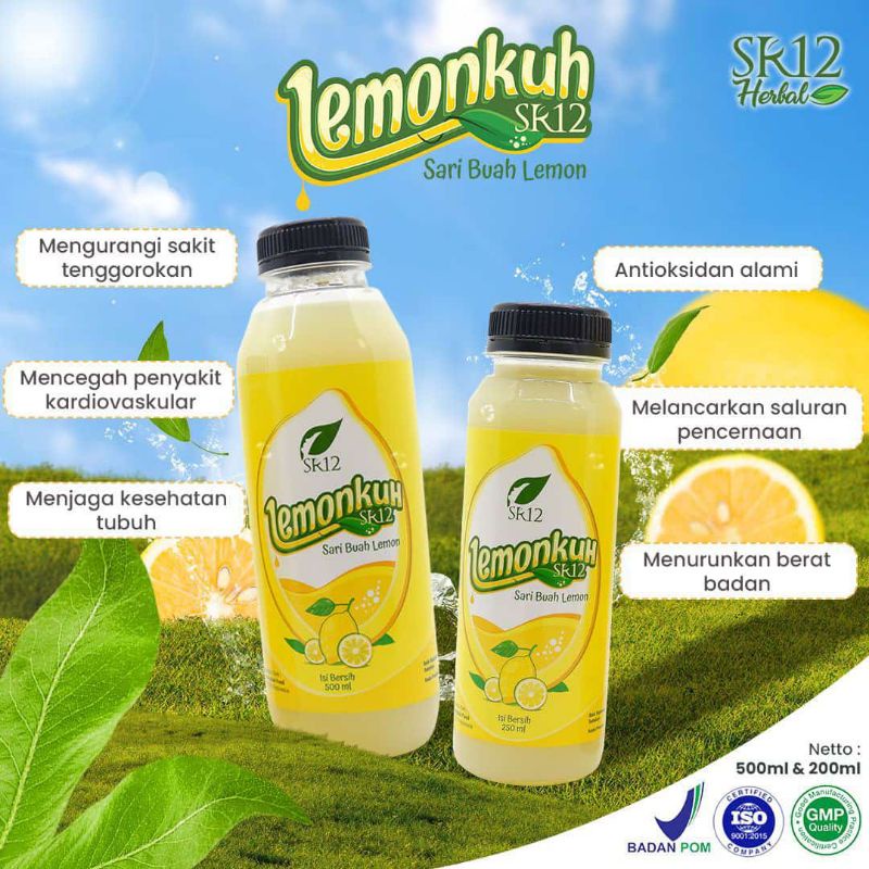 Jual Lemonkuh Sr Sari Buah Lemon Shopee Indonesia