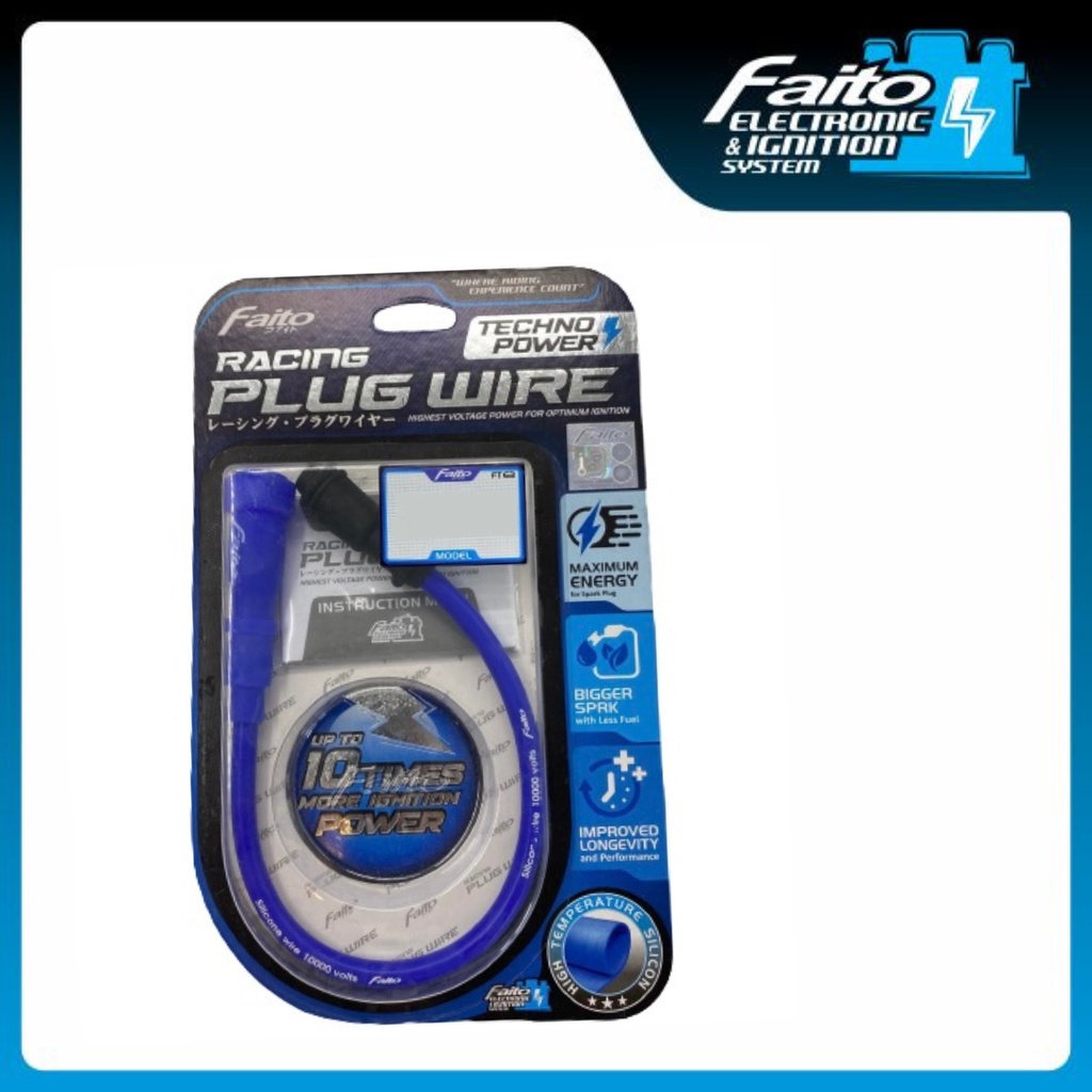 Jual FAITO Kabel Busi Lurus Plug Wire Straight | Shopee Indonesia