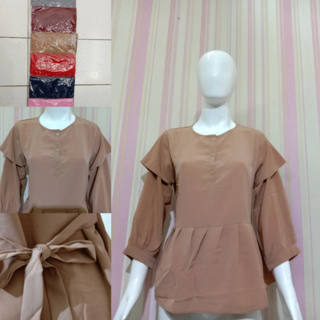 Jual Blouse Cantik Manis model Sayap. | Shopee Indonesia