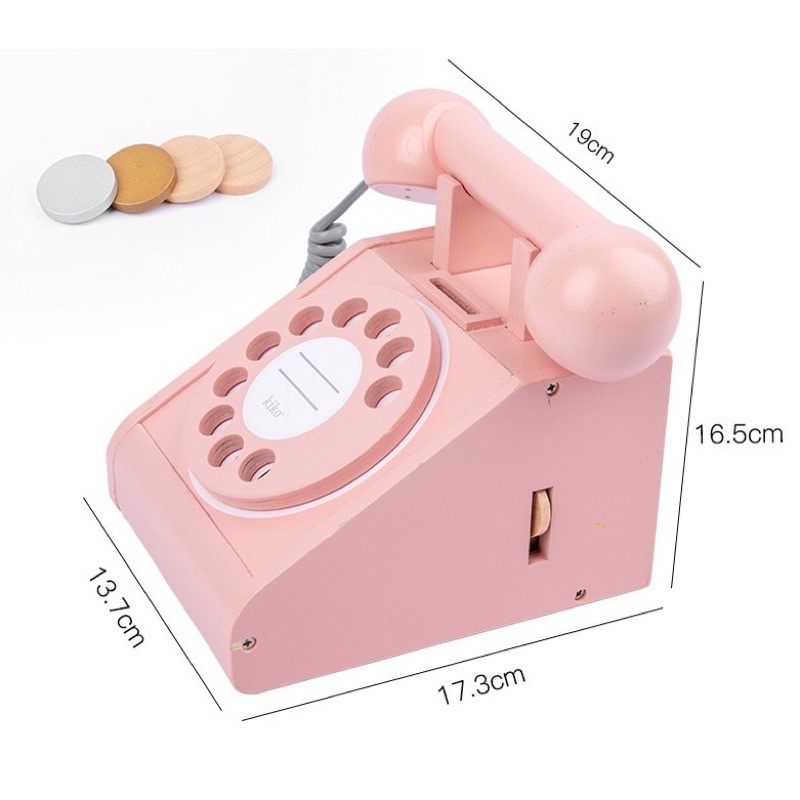 Jual kiko gg pink Phone MAINAN TELEPON KAYU | Shopee Indonesia
