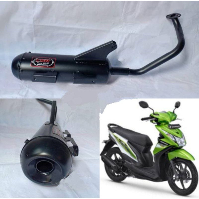 Jual kenalpot bobokan racing mber Honda beat tahun 2013-2015 | Shopee ...