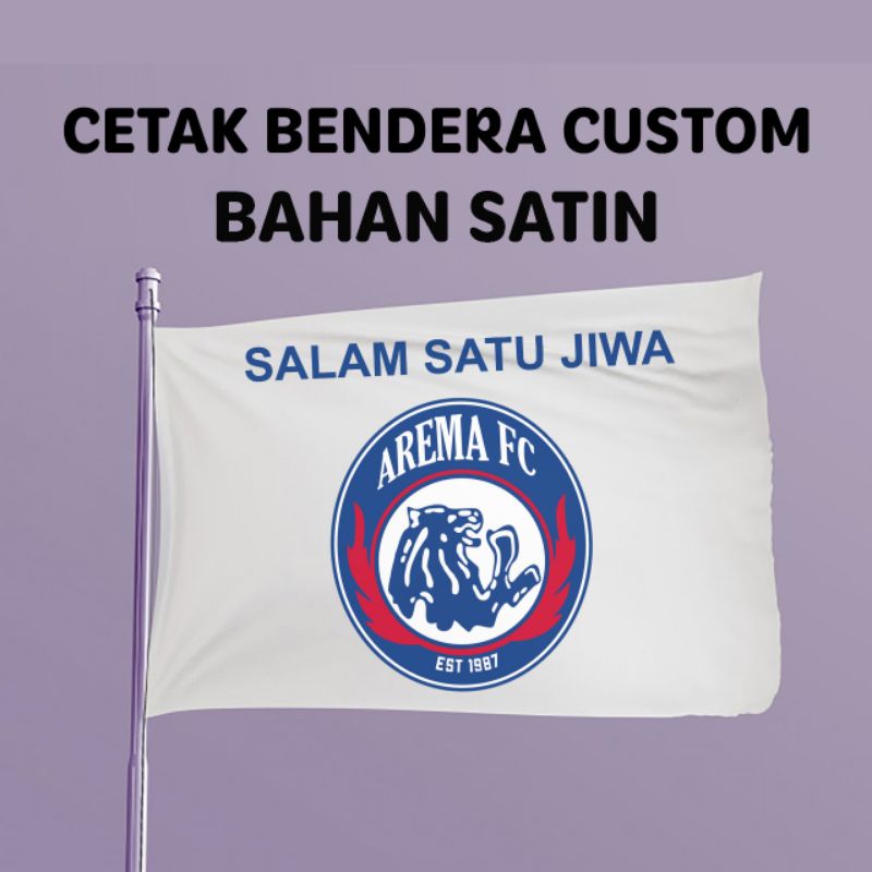 Jual CETAK BENDERA CUSTOM BAHAN SATIN | Shopee Indonesia