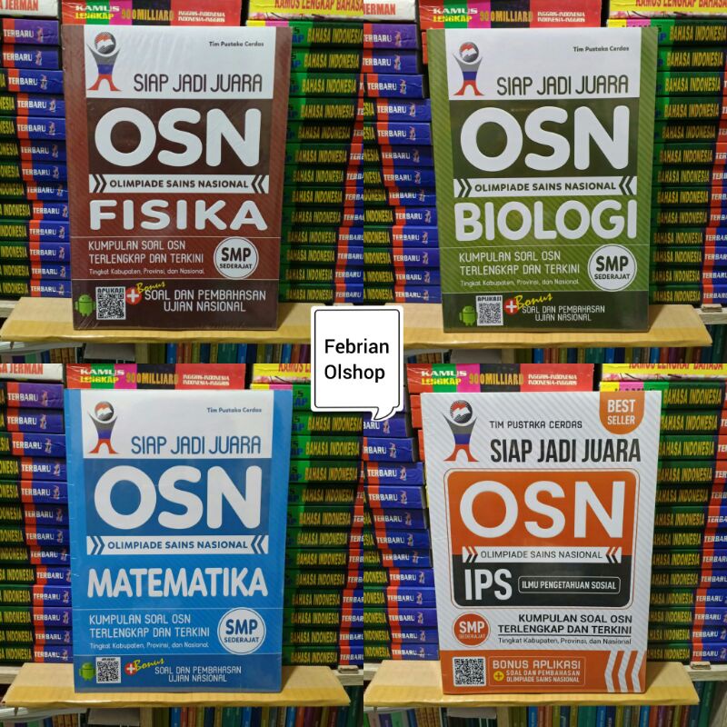 Jual Buku Siap Jadi Juara Osn Olimpiade Sains Nasional Smpmts Matematikaipsfisika Dan Biologi 3628