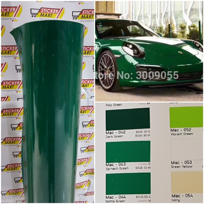 Jual Sticker Mobil Motor Mactac Green 123cm (Alt Oracal murah) | Shopee ...