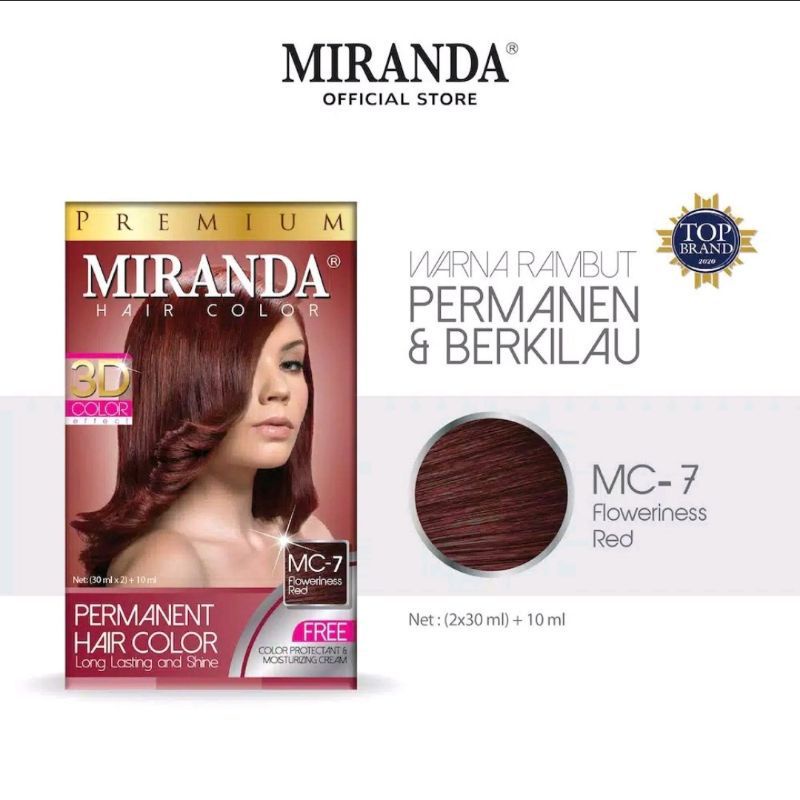 Jual cat rambut MIRANDA/pewarna rambut/pikok harga murah | Shopee Indonesia
