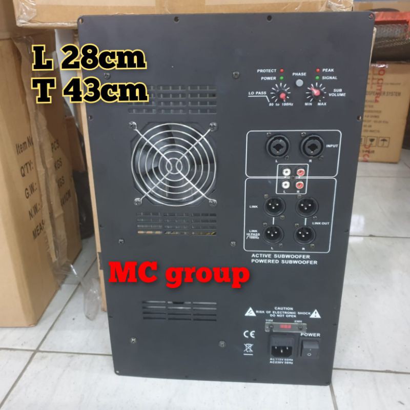 Jual power kit SUBWOOFER AKTIF 600 watt1000 Watt class D sub 181.0 Shopee Indonesia