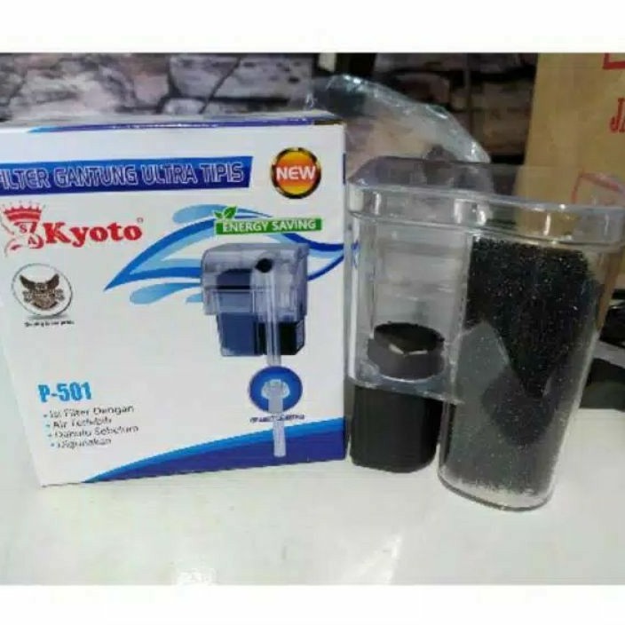 Jual FILTER GANTUNG AQUARIUM ULTRA TIPIS KYOTO P501 Shopee Indonesia