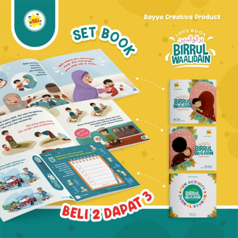 Jual Buku Birrul Walidain 3 Buku Shopee Indonesia