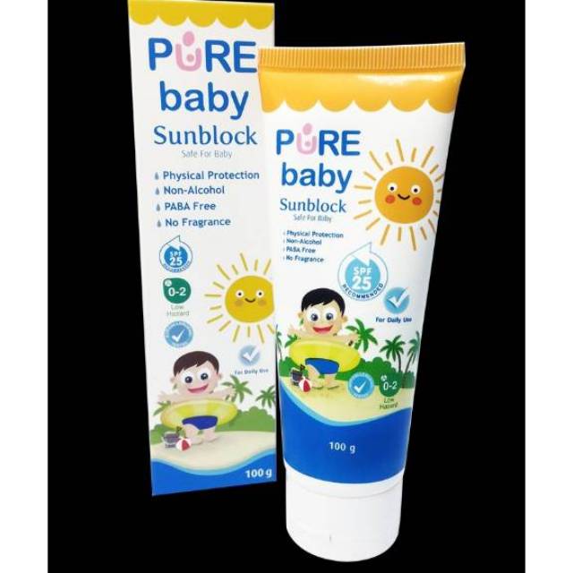 Pure sales baby sunblock