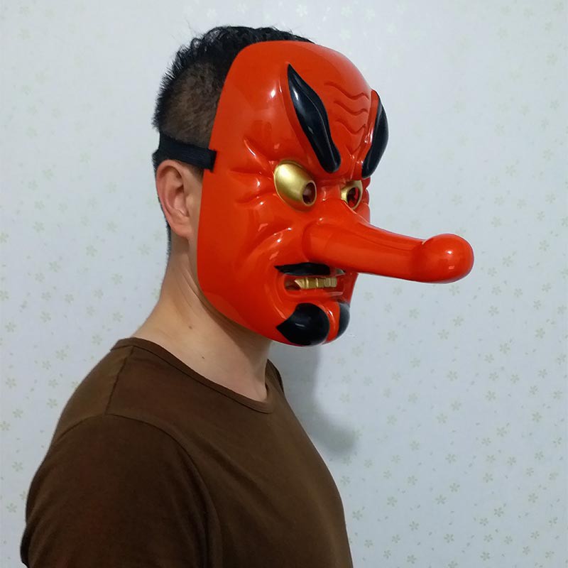 Jual TOTE topeng tengu halloween cosplay mask tradisional jepang ...