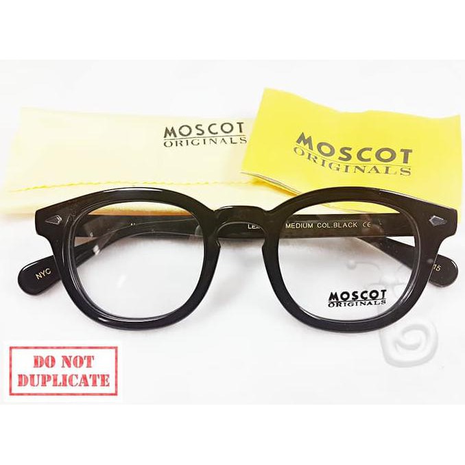 Jual T Y Kacamata Frames Pria Moscot Lemtosh Hitam Shopee Indonesia