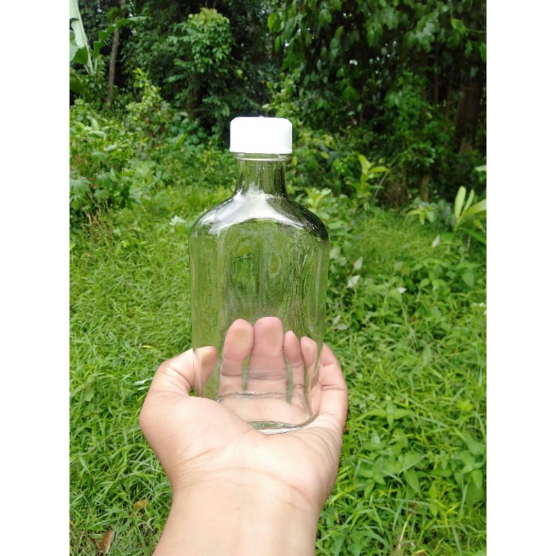 Jual Botol Kaca Gepeng 250 Ml Shopee Indonesia 8190