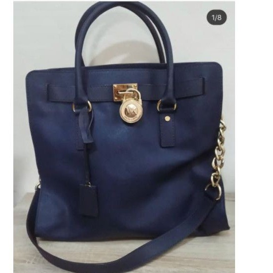 Michael kors hamilton on sale navy