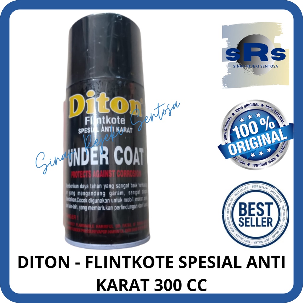 Jual Diton Flintkote Undercoat Spesial Anti Karat 300cc Shopee Indonesia 8037