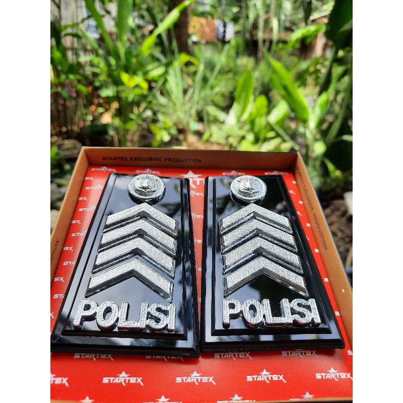 Jual Pangkat Polisi Pdh Bintara Bripka Full Akrilik Exclusif Shopee