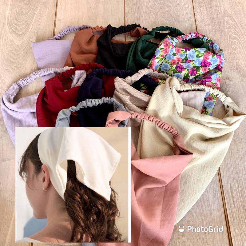 Jual Bandana Turban Elastis Scarf Hair Aksesoris Rambut Bohemia ...