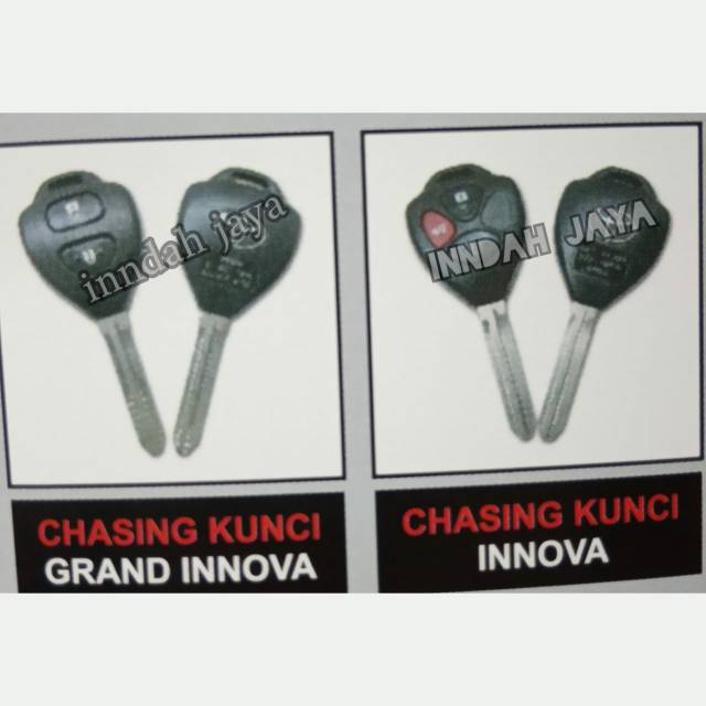 Jual Casing Kunci Tombol 2 & Tombol 3 Grand Innova & Innova Old ...