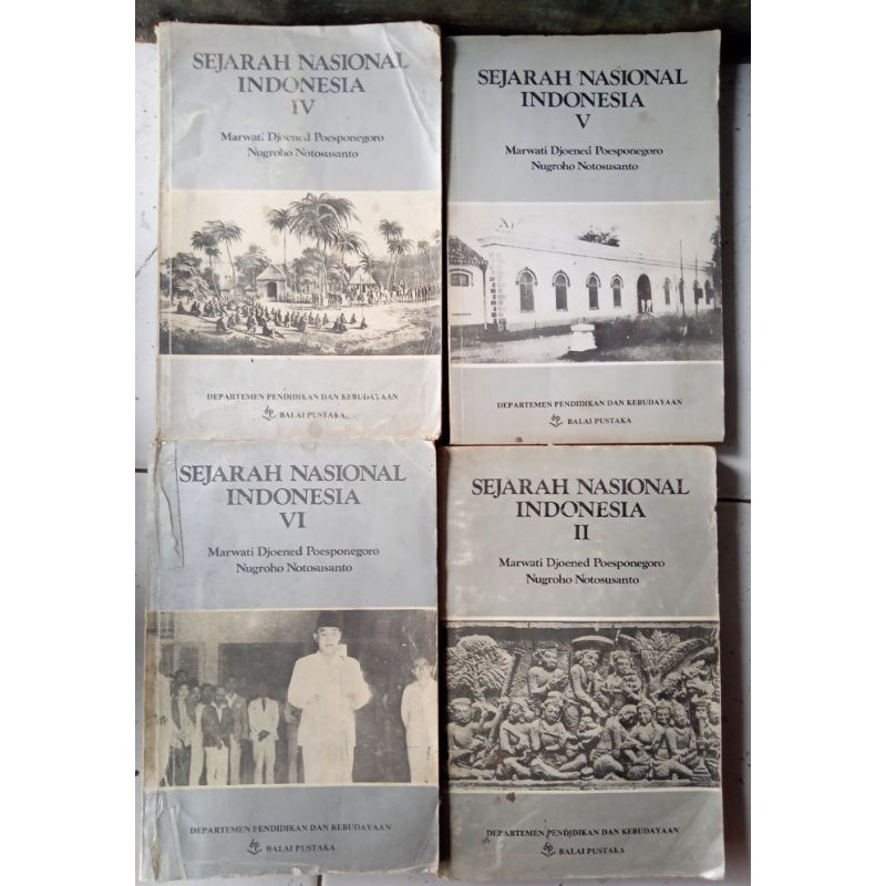 Jual Sejarah Nasional Indonesia Jilid 2 4 5 Dan 6 Shopee Indonesia