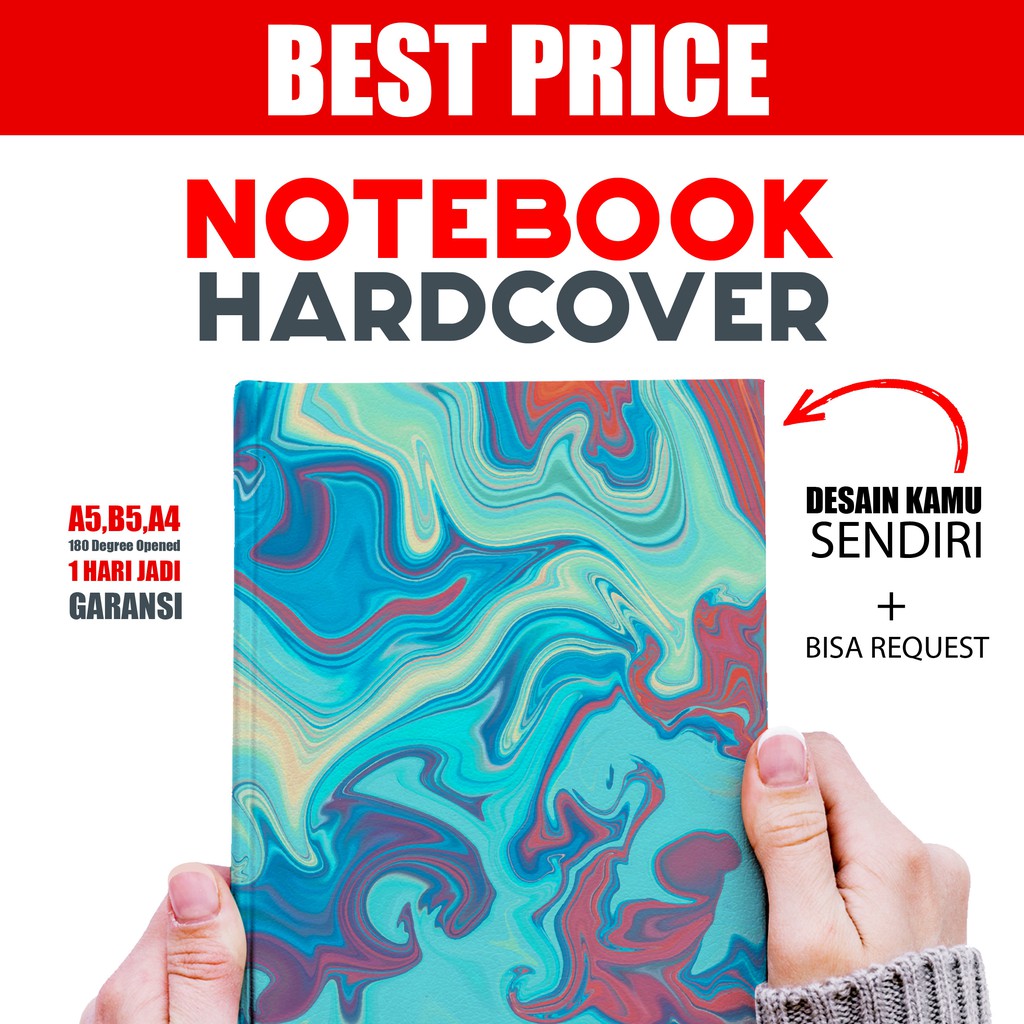 Jual Notebook Custom Hardcover Custom Desain Cover / Ide Kado Unik