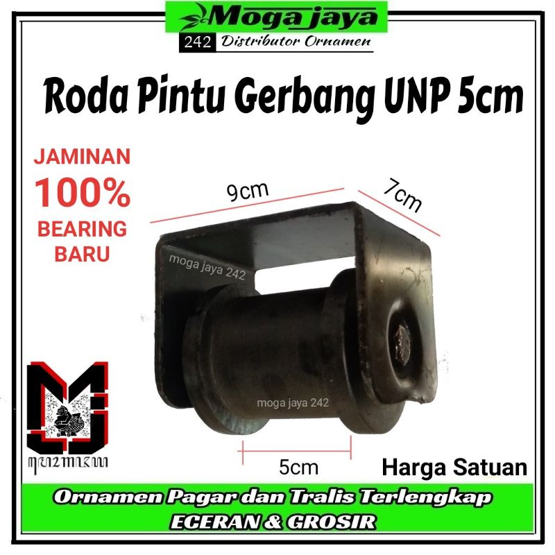 Jual roda unp 5cm roda pintu gerbang | Shopee Indonesia