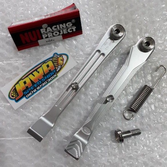 Jual Standar samping Nui racing + baut standar stainlis untuk supra ...