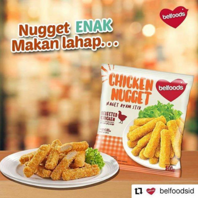 Jual Belfoods Chicken Nugget Stick Gr Shopee Indonesia