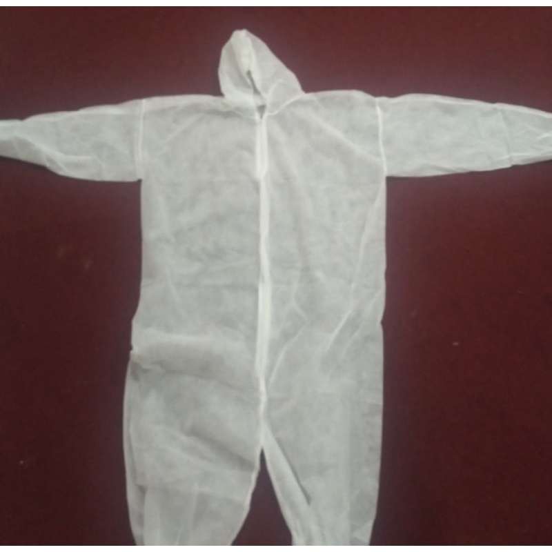Jual BAJU APD (HAZMAT SUIT) SPUNBOND - SPUNDBOND 65 GSM PUTIH | Shopee ...