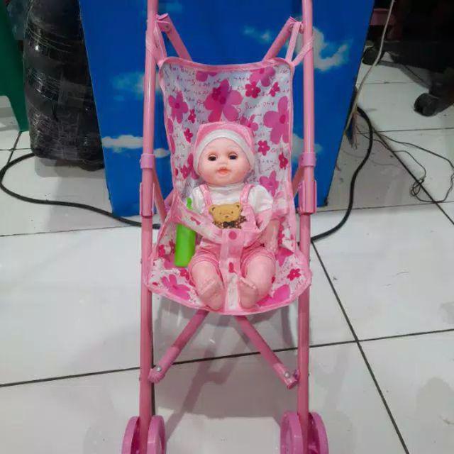 Jual Mainan Dorongan Boneka Nangis Bayi Dorongan LEBIH TINGGI 60CM