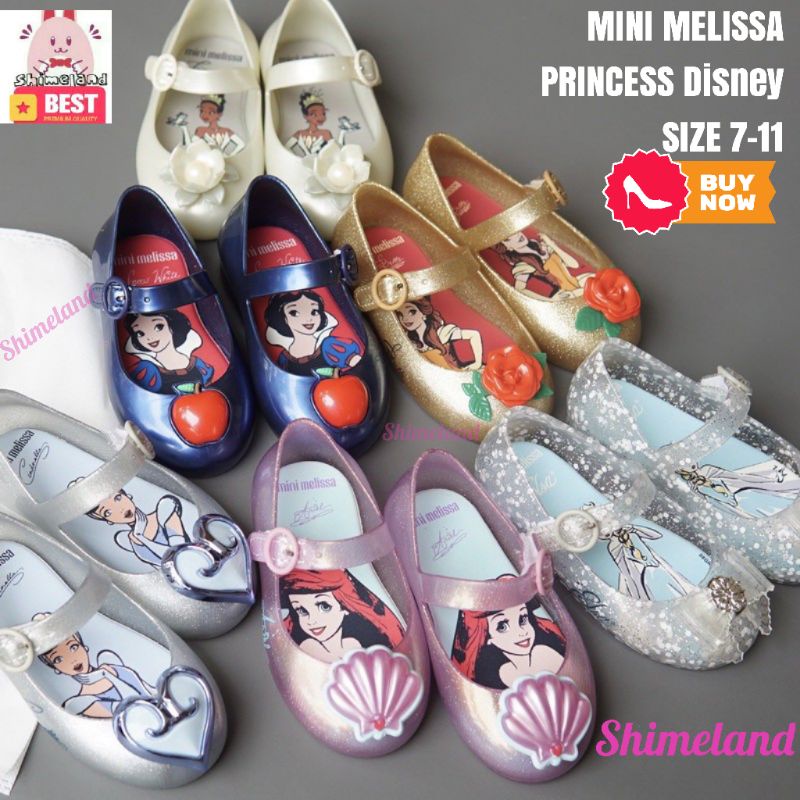 Mini melissa clearance princess shoes