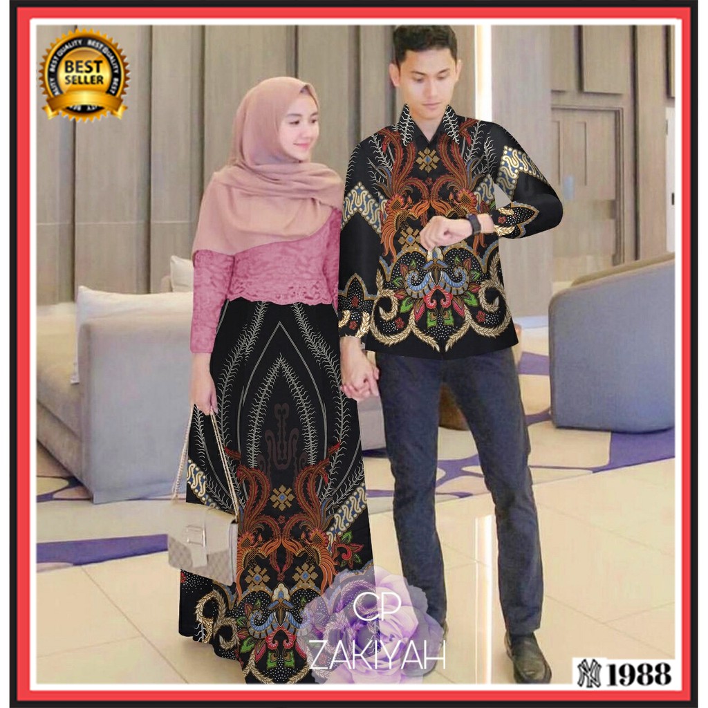 Jual Baju Gamis Couple Keluarga Pasangan Pacar Baju Couple Kondangan