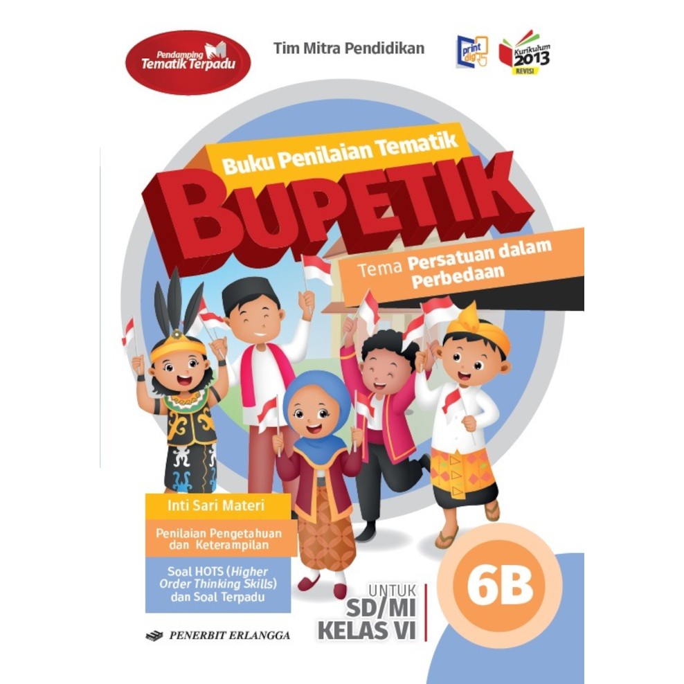 Jual Buku Pelajaran SD / MI BUPETIK 6B Kelas 6 Kurikulum 2013 New ...