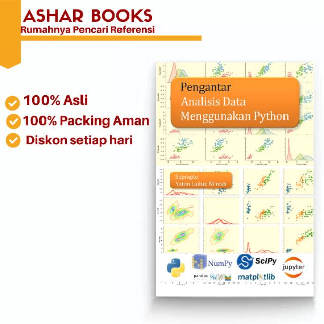 Jual Buku Pengantar Analisis Data Menggunakan Python Suprapto ORI ...