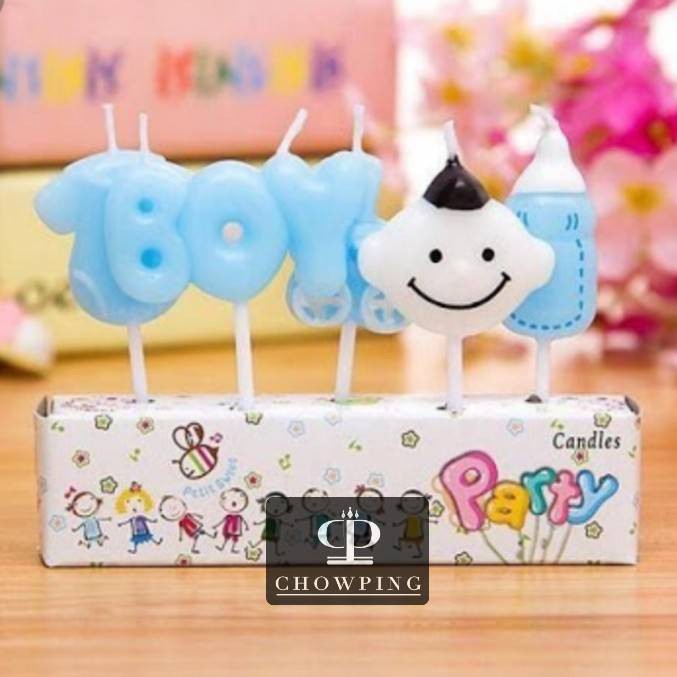 Jual Lilin Ulang Tahun Ultah Hbd Lilin Karakter Baby Boy Shopee Indonesia